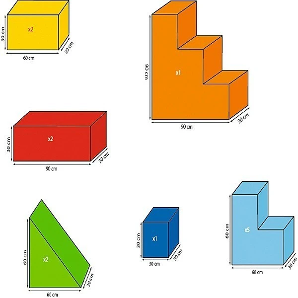 Kit modules de motricité mousse Kit Modules De Motricité Mousse -KIDEA BOUTIQUE kit modules de motricite mousse 3