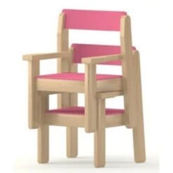 Lot 4 Fauteuils Empilables