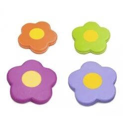 4 Galettes En Mousse - Forme Fleur