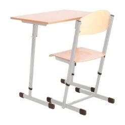 Bureau Scolaire + Chaise Réglable - T5 à T6