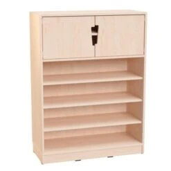 Meuble 5 étagères Et Petites Portes -KIDEA BOUTIQUE meuble 5 etageres et petites portes 3