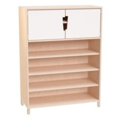 Meuble 5 étagères Et Petites Portes -KIDEA BOUTIQUE meuble 5 etageres et petites portes 4