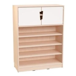 Meuble 5 étagères Et Petites Portes -KIDEA BOUTIQUE meuble 5 etageres et petites portes 5