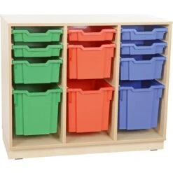 Meuble Avec 11 Bacs Plastiques