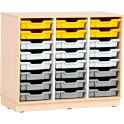 Meuble Avec 24 Bacs En Plastique