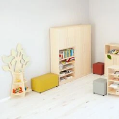 Meuble Avec étagères Et Placard En Haut 4 Meuble Avec étagères Et Placard En Haut -KIDEA BOUTIQUE meuble avec etageres et placard en haut 4