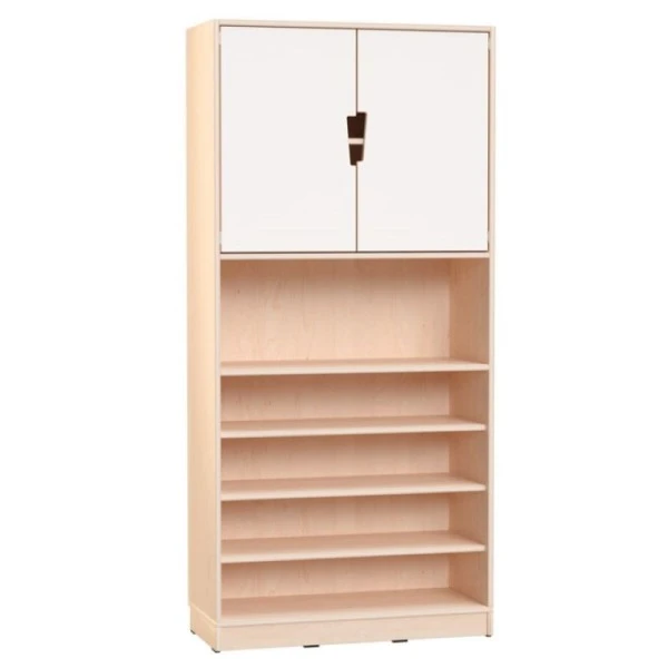 Meuble avec étagères et placard en haut Meuble Avec étagères Et Placard En Haut -KIDEA BOUTIQUE meuble avec etageres et placard en haut