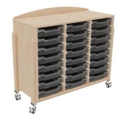 Meuble Avec Roulettes Et 24 Bacs -KIDEA BOUTIQUE meuble avec roulettes et 24 bacs 2