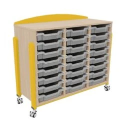 Meuble Avec Roulettes Et 24 Bacs -KIDEA BOUTIQUE meuble avec roulettes et 24 bacs 5