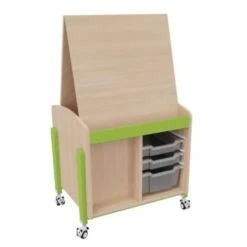 Meuble Chevalet Sur Roulettes -KIDEA BOUTIQUE meuble chevalet sur roulettes 2