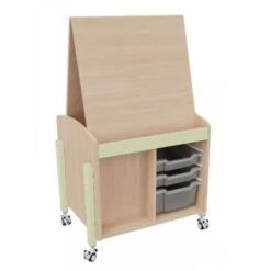 Meuble Chevalet Sur Roulettes -KIDEA BOUTIQUE meuble chevalet sur roulettes 6