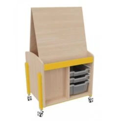 Meuble Chevalet Sur Roulettes -KIDEA BOUTIQUE meuble chevalet sur roulettes 7