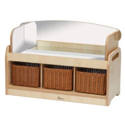 Meuble Enfant Avec Miroir Sécurisé Et Bacs 2 Meuble Enfant Avec Miroir Sécurisé Et Bacs -KIDEA BOUTIQUE meuble enfant avec miroir securise et bacs 1