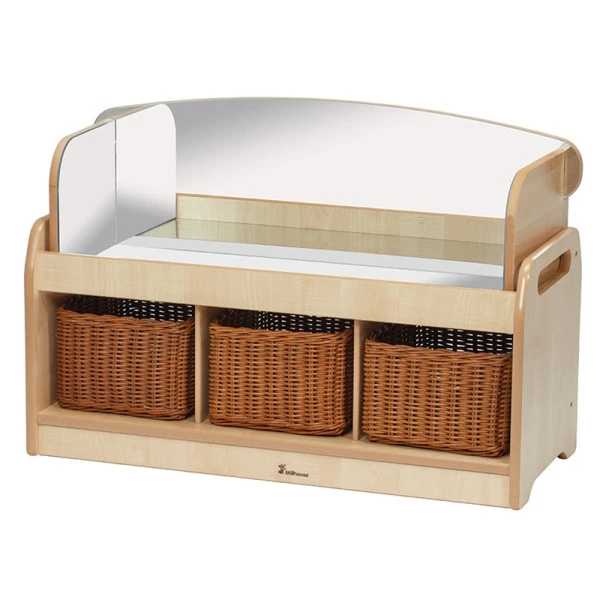 Meuble enfant avec miroir sécurisé et bacs Meuble Enfant Avec Miroir Sécurisé Et Bacs -KIDEA BOUTIQUE meuble enfant avec miroir securise et bacs 1