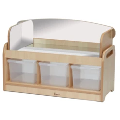 Meuble Enfant Avec Miroir Sécurisé Et Bacs