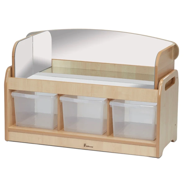 Meuble enfant avec miroir sécurisé et bacs Meuble Enfant Avec Miroir Sécurisé Et Bacs -KIDEA BOUTIQUE meuble enfant avec miroir securise et bacs