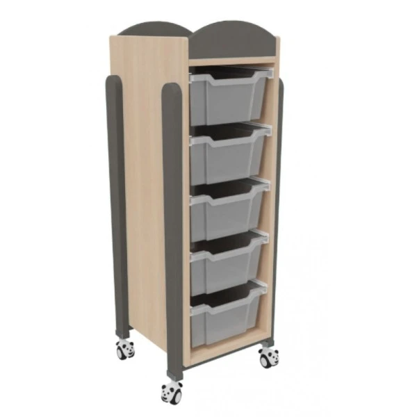 Meuble mobile 5 bacs de rangement Meuble Mobile 5 Bacs De Rangement -KIDEA BOUTIQUE meuble mobile 5 bacs de rangement 1