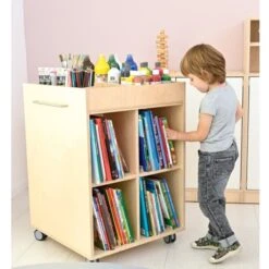 Meuble Mobile Pour Livres -KIDEA BOUTIQUE meuble mobile pour livres 2