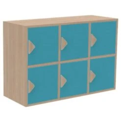 Meuble Rangement 6 Casiers