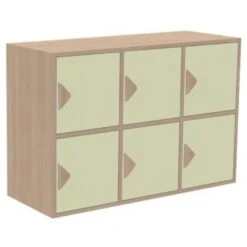 Meuble Rangement 6 Casiers -KIDEA BOUTIQUE meuble rangement 6 casiers 5