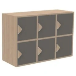 Meuble Rangement 6 Casiers -KIDEA BOUTIQUE meuble rangement 6 casiers 8