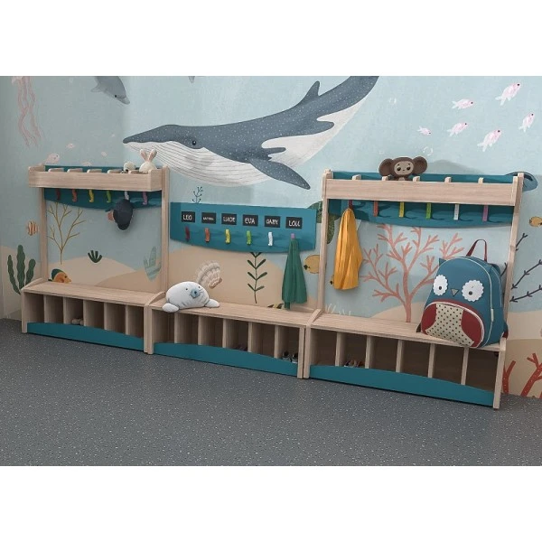 Meuble vestiaire maternelle coloré Meuble Vestiaire Maternelle Coloré -KIDEA BOUTIQUE meuble vestiaire maternelle colore 1