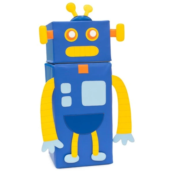 Pack Robot : 12 galettes et 1 pouf Pack Robot : 12 Galettes Et 1 Pouf -KIDEA BOUTIQUE pack 12 galettes carrees et 1 pouf