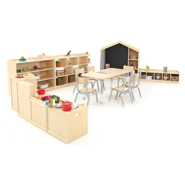 Pack table rectangulaire enfant réglable et 4 chaises Pack Table Rectangulaire Enfant Réglable Et 4 Chaises -KIDEA BOUTIQUE pack table rectangulaire enfant reglable et 4 chaises 2