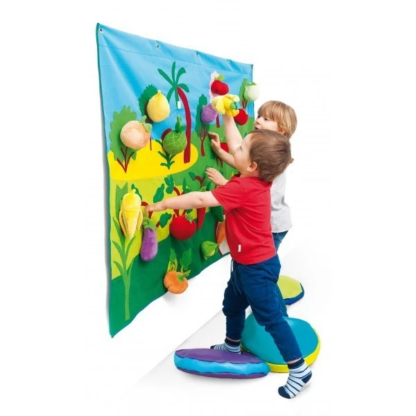 Panneau activité tissu fruits et légumes Panneau Activité Tissu Fruits Et Légumes -KIDEA BOUTIQUE panneau activite tissu fruits et legumes 1