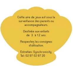 Panneau Aire De Jeux Coquillage