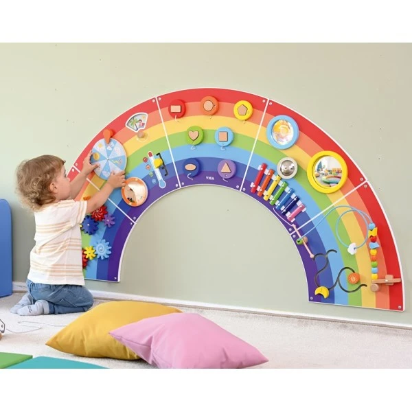 Panneau d'activités arc-en-ciel Panneau D'activités Arc-en-ciel -KIDEA BOUTIQUE panneau d activites arc en ciel 1