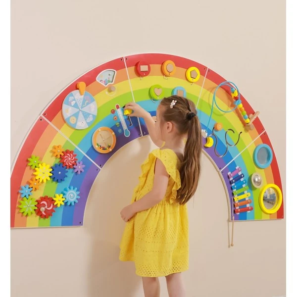 Panneau d'activités arc-en-ciel Panneau D'activités Arc-en-ciel -KIDEA BOUTIQUE panneau d activites arc en ciel 4