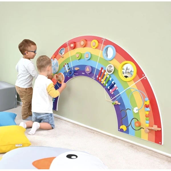 Panneau d'activités arc-en-ciel Panneau D'activités Arc-en-ciel -KIDEA BOUTIQUE panneau d activites arc en ciel 5