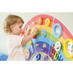 Panneau D'activités Arc-en-ciel 6 Panneau D'activités Arc-en-ciel -KIDEA BOUTIQUE panneau d activites arc en ciel 6