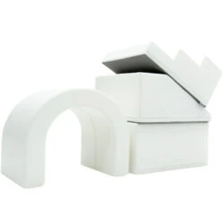 Parcours Motricité Tunnel Blanc 2 Parcours Motricité Tunnel Blanc -KIDEA BOUTIQUE parcours motricite tunnel blanc 2