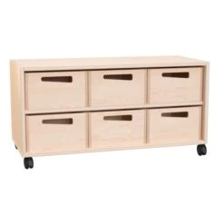 Petit Meuble 6 Bacs Bois 2 Petit Meuble 6 Bacs Bois -KIDEA BOUTIQUE petit meuble 6 bacs bois 2