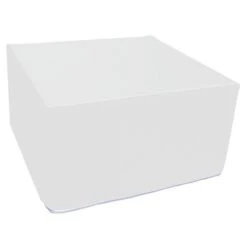 Pouf Carré Blanc - 3/6 Ans