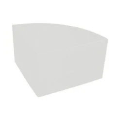 Pouf D'angle Blanc - 6/10 Ans