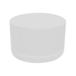 Pouf Rond Blanc - 6/10 Ans