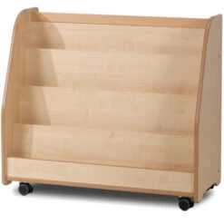 Présentoir Livres Sur Roulettes Avec Rangement