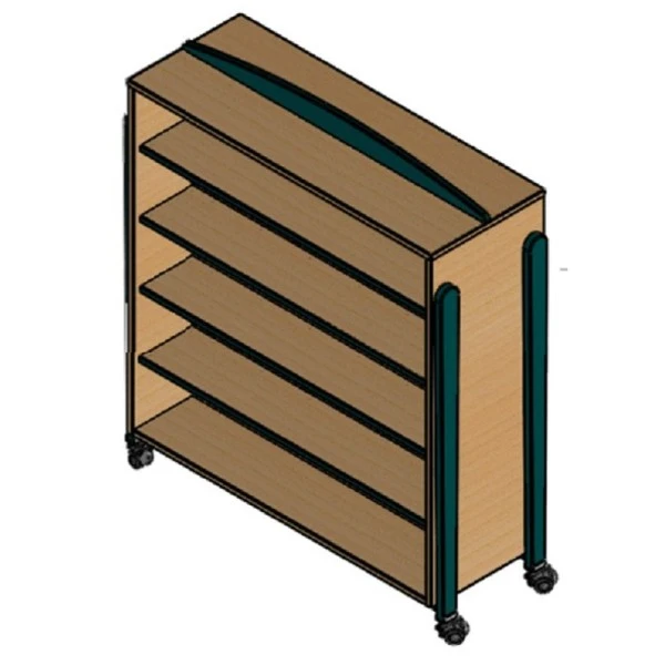 Présentoir pour livres sur roulettes Présentoir Pour Livres Sur Roulettes -KIDEA BOUTIQUE presentoir pour livres sur roulettes 1