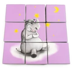 Puzzle Double Face En Mousse (9 Pièces) - Héron Et Rhinocéros 3 Puzzle Double Face En Mousse (9 Pièces) - Héron Et Rhinocéros -KIDEA BOUTIQUE puzzle double faces en mousse 9 pieces 3