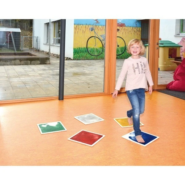 Set 5 dalles sensorielles à paillettes Set 5 Dalles Sensorielles à Paillettes -KIDEA BOUTIQUE set 5 dalles sensorielles a paillettes