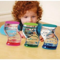 Set De 3 Tubes Zigzags Avec Gouttes Colorées