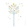 Sticker Arbre à étoiles