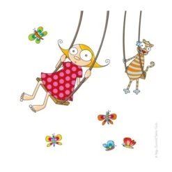Sticker Balançoire Fille