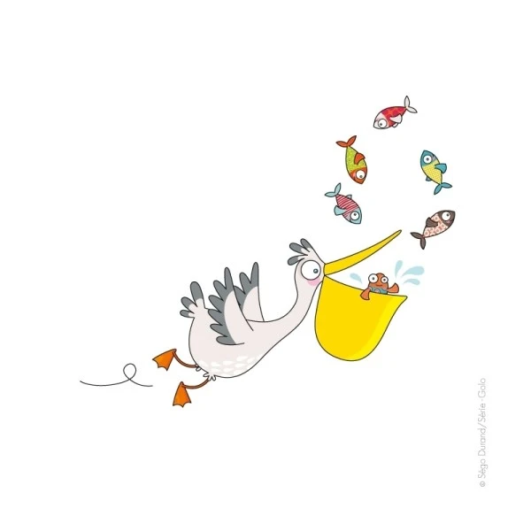 Sticker Le pélican Sticker Le Pélican -KIDEA BOUTIQUE sticker le pelican