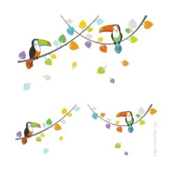 Sticker Les Toucans