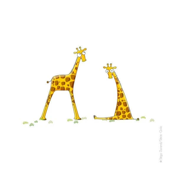 Sticker Messieurs les Girafons Sticker Messieurs Les Girafons -KIDEA BOUTIQUE sticker messieurs les girafons