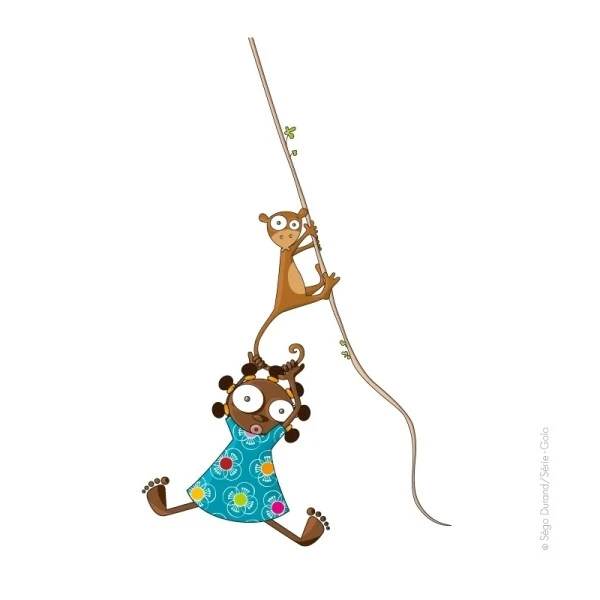 Sticker Nina et Kiki Sticker Nina Et Kiki -KIDEA BOUTIQUE sticker nina et kiki